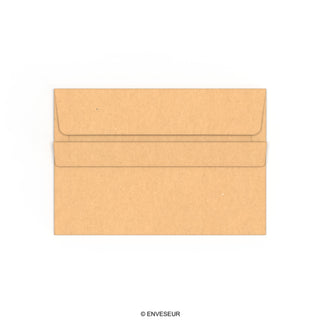 C6 Manila Brown Business Self Seal Envelope (114 x 162mm)