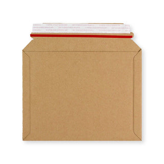 Manila Brown Peel & Seal Rigid Board Mailers Envelope (180 x 235mm)