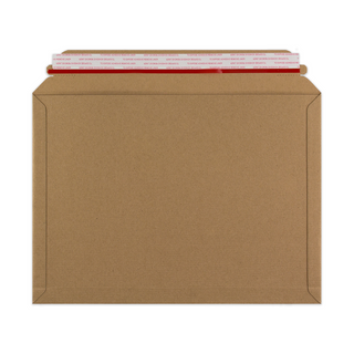 Manila Brown Peel & Seal Rigid Board Mailers Envelope (460 x 330mm)