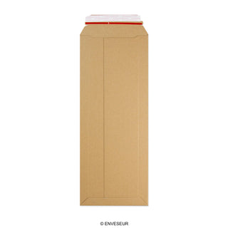 Manila Brown Peel & Seal Rigid Board Mailers Envelope (480 x 195mm)