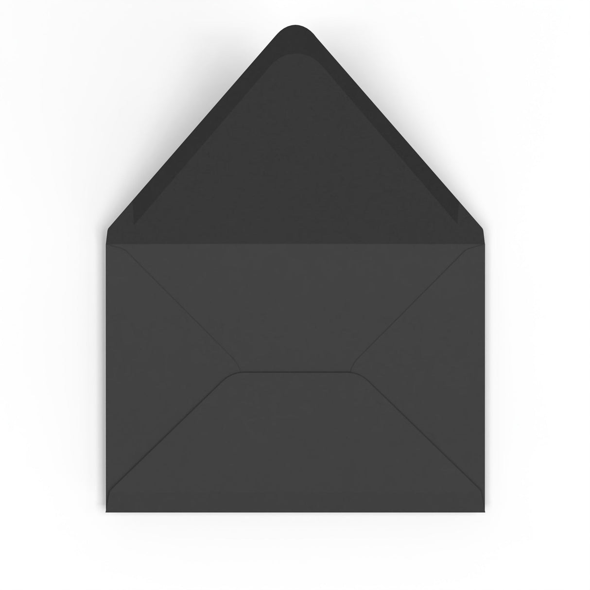 C5 Black British Made Gummed V-Flap Envelope (162 x 229mm)