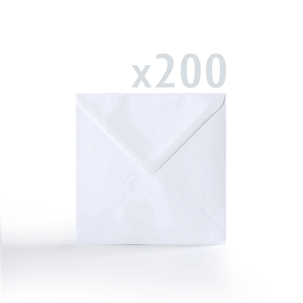 Hvite Konvolutter 100 g/m² pakke med 200 stk