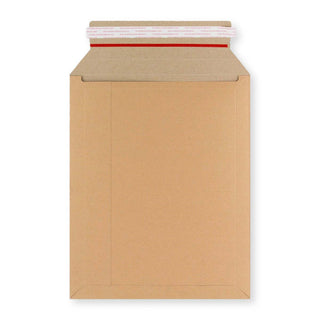 Manila Brown Peel & Seal Rigid Board Mailers Envelope (345 x 245mm)