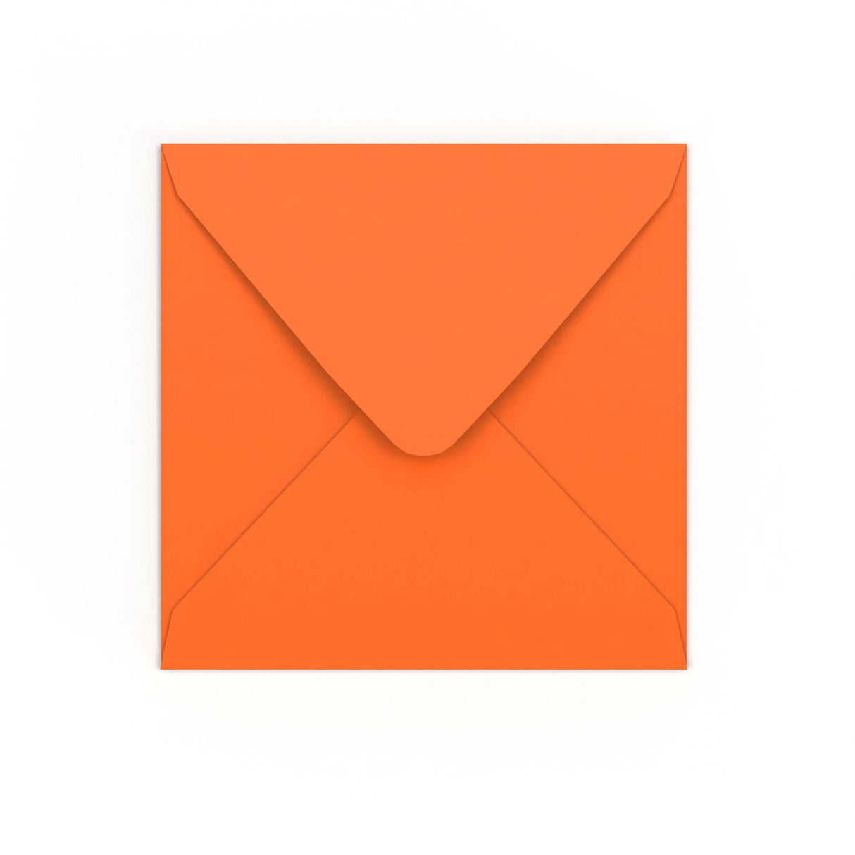Orange Gummed V-Flap Envelope (155 x 155mm)