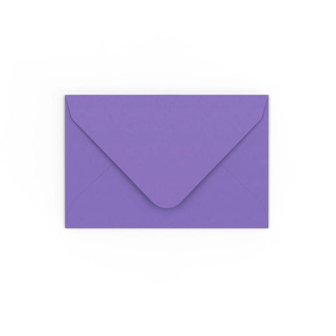 Purple Gummed V-Flap Envelope (65 x 94mm)