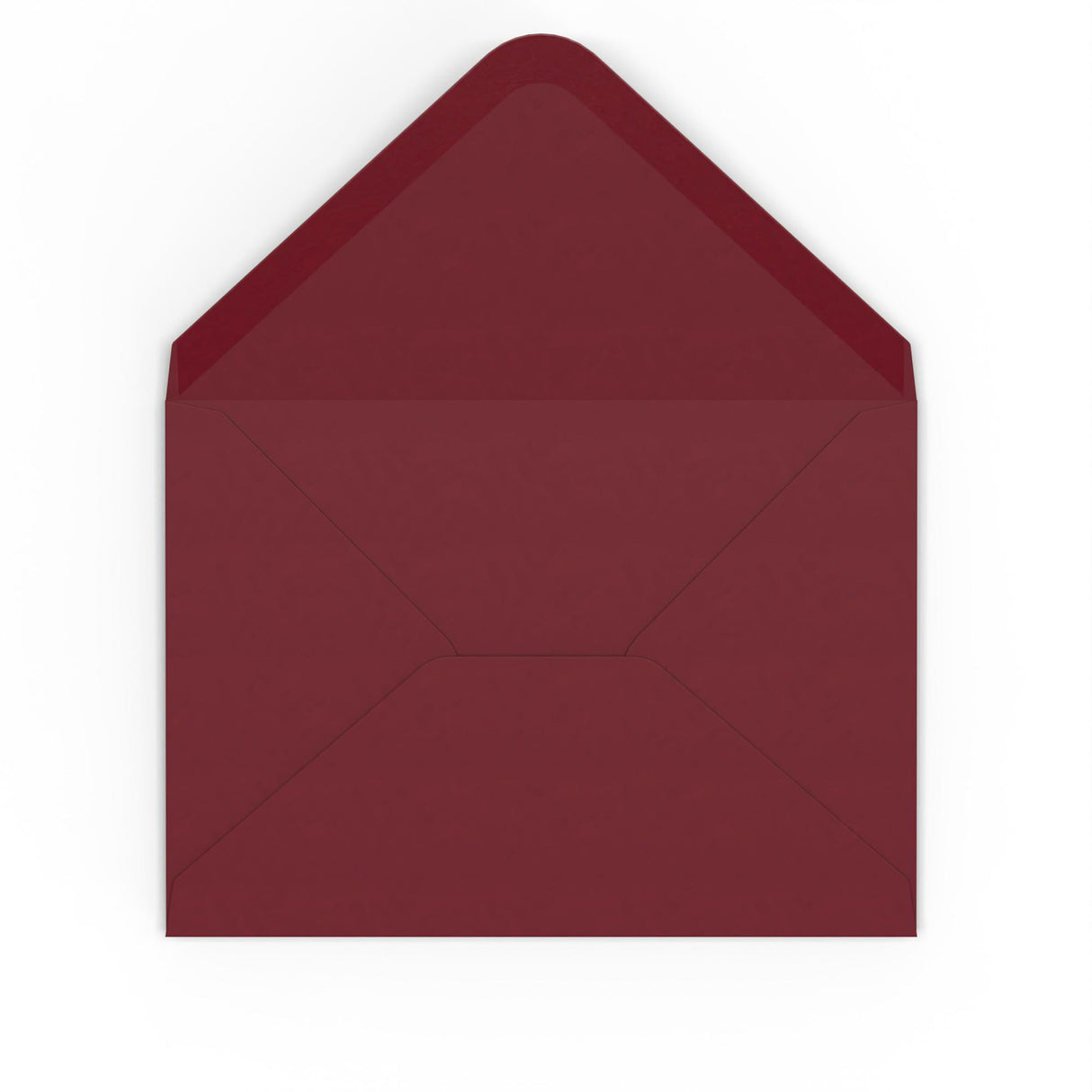 Burgundy envelopes