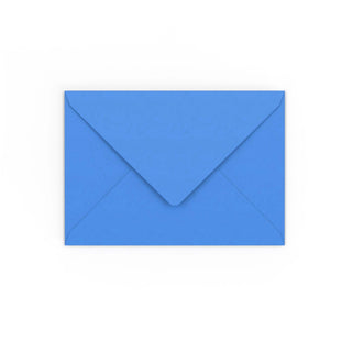 C6 Bright Blue Gummed V-Flap Envelope (114 x 162mm)