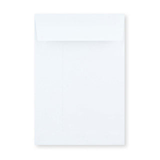 White Recycled Gusset Peel & Seal Envelope (178 x 254 x 25mm)