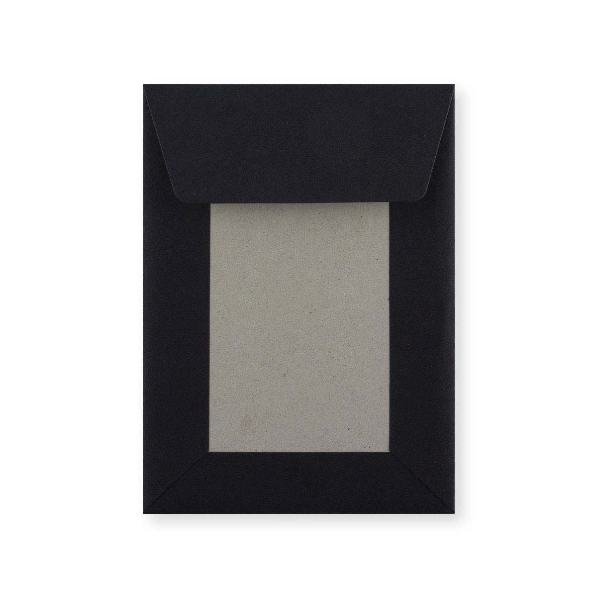 C6 Black Board Back Peel & Seal Envelope (162 x 114mm)