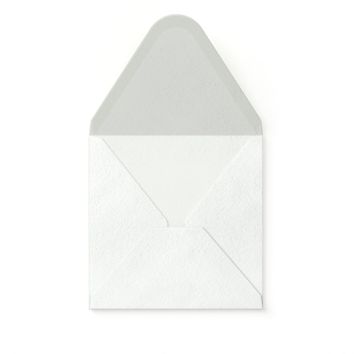 White Envelope Hammered Texture 110x110 mm