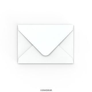 White Hammer Gummed V Flap Envelope (65 x 94mm)