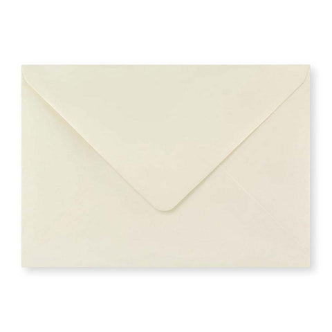 C5 Ivory Wove Gummed V-Flap Greetings Envelope (162 x 229mm)