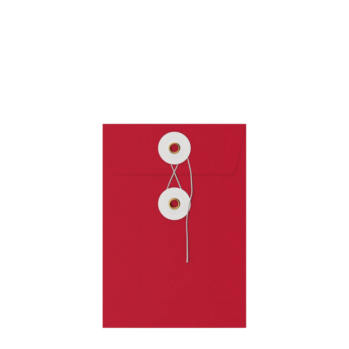 Coloured envelopes with string and washer closure