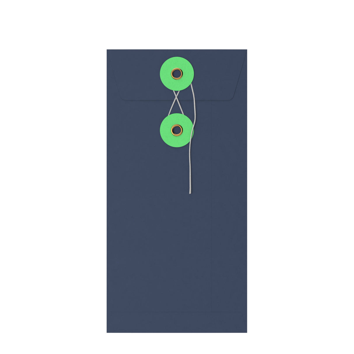 Coloured envelopes with string and washer closure