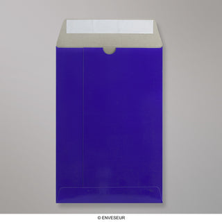 Blå kartongkonvolutt 235x162 mm