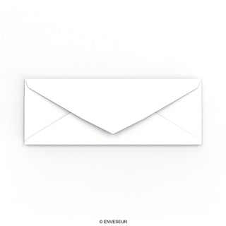 80x215 mm White Wove Envelope