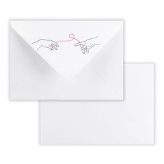 Wedding Envelopes (Destiny Design) White 162 x 229 mm (C5)