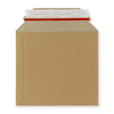 Manila Brown Peel &amp; Seal Rigid Board Mailers Envelope (164 x 180mm)