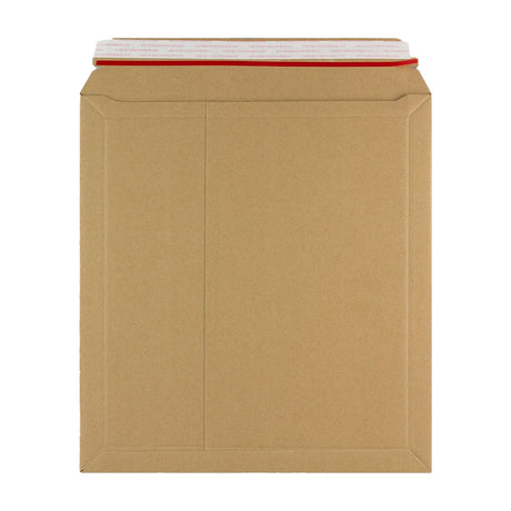 Manila Brown Peel & Seal Rigid Board Mailers Envelope (370 x 340mm)