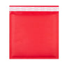 Coloured Kraft Paper Bubble Bag Mailers Red 165 x 165 mm
