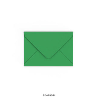 Kelly green envelope 114x162 mm (C6)