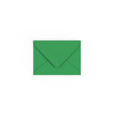 C7 Kelly Green British Made Gummed V-Flap Envelope (82 x 113mm)