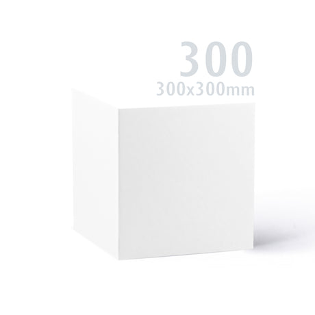 300x300 hvitt Premier-kort, 250 g/m², pakke