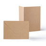 Kraft Cards & Envelopes Pack Manila 133x184 mm + 125x175 mm