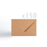 Kraft Konvolutter 110 g/m² pakke med 150 stk