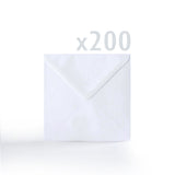 Hvite Konvolutter 100 g/m² pakke med 200 stk