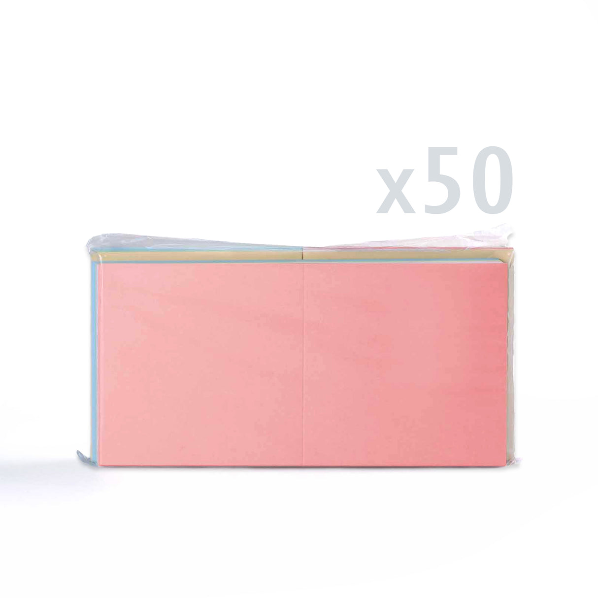 Ulike pastellfargede kort (225 g/m²) og konvolutter (100 g/m²)