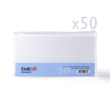 Glatte hvite kort, 250 g/m², og konvolutter, 100 g/m² – Pakke