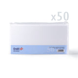 Glatte hvite kort, 250 g/m², og konvolutter, 100 g/m² – Pakke