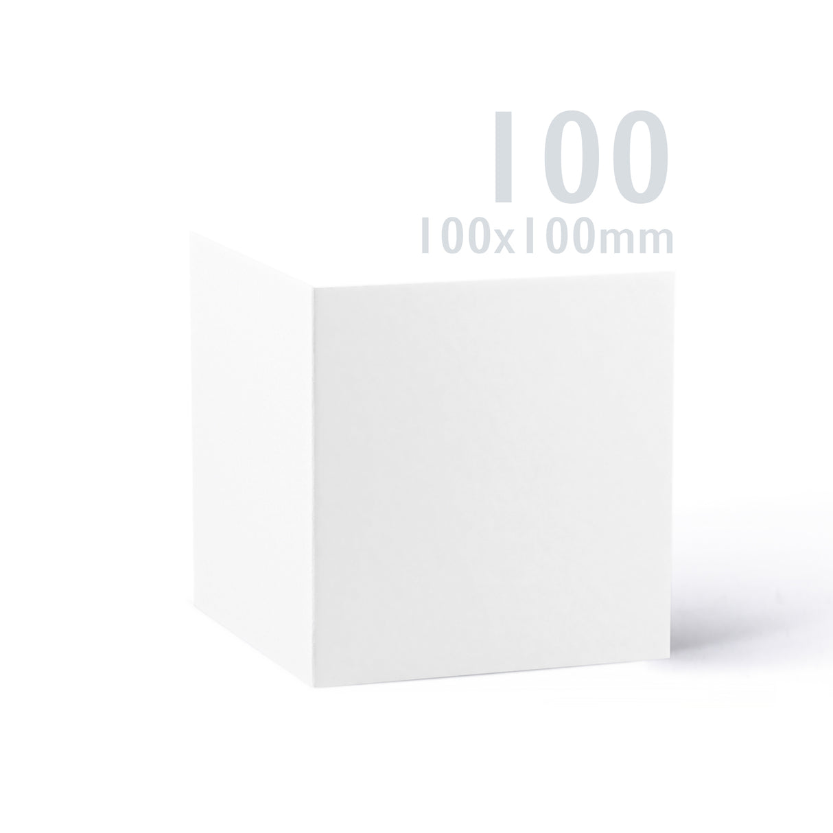 Glatte hvite kort, 250 g/m², og konvolutter, 100 g/m² – Pakke