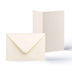 Linen Cards & Envelopes Packs Ivory 114x162 mm + 105x148 mm