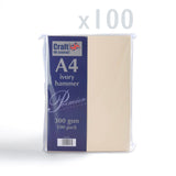 Kort 300 g/m² pakke med 100 stk