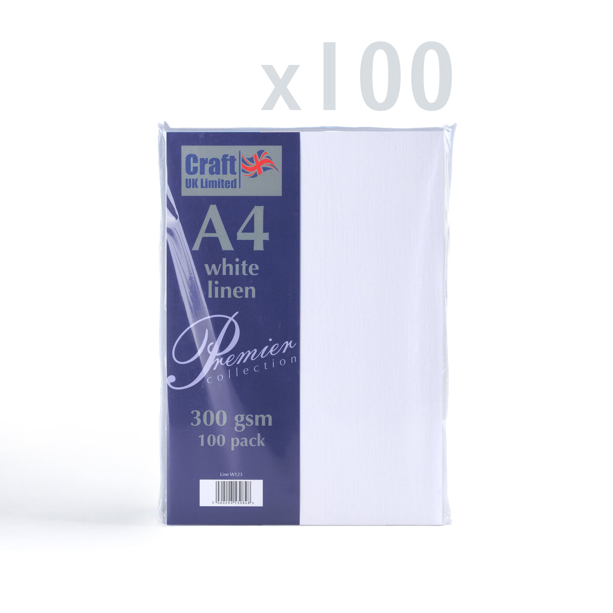 Kort 300 g/m² pakke med 100 stk