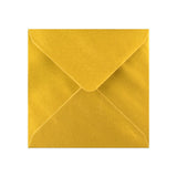 Metallic Gold Gummed V-Flap Greeting Card Envelope (130 x 130mm)