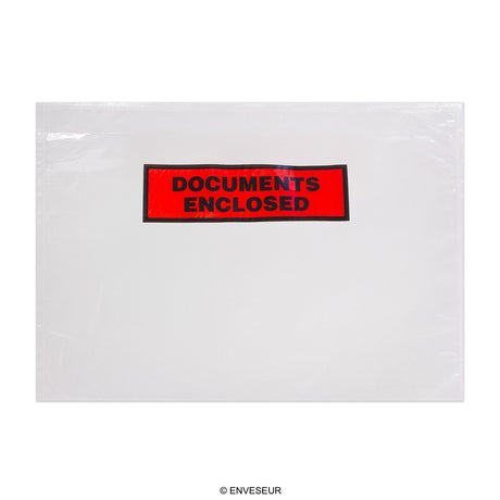 Clear Documents Enclosed Wallets - Printed