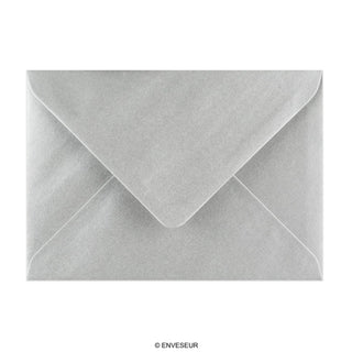 125x175 mm Metallic Silver Envelope