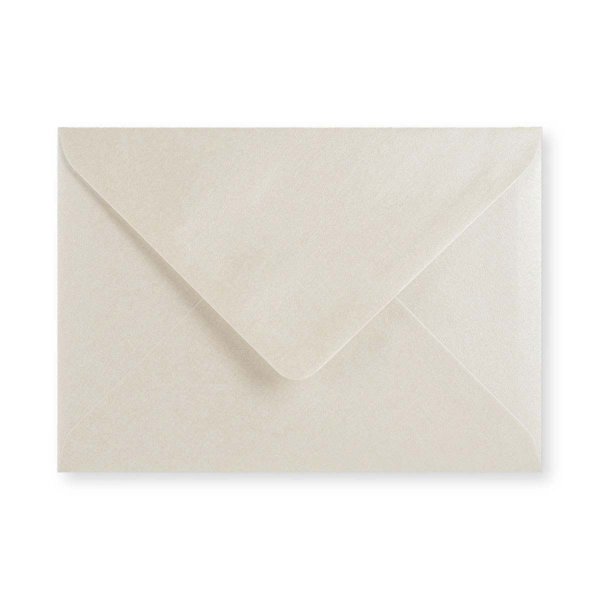 Oyster Gummed V-Flap Greeting Card Envelope (125 x 175mm)
