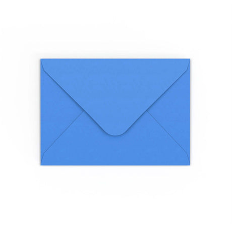 Bright Blue Gummed V-Flap Envelope (125 x 175mm)