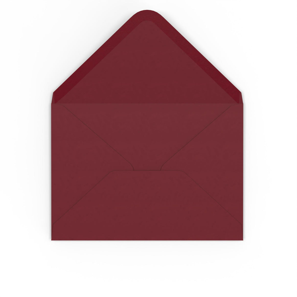 Burgundy envelopes
