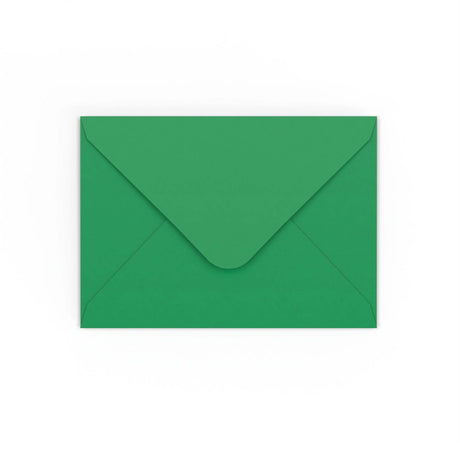 Dark Green Gummed V-Flap Envelope (125 x 175mm)