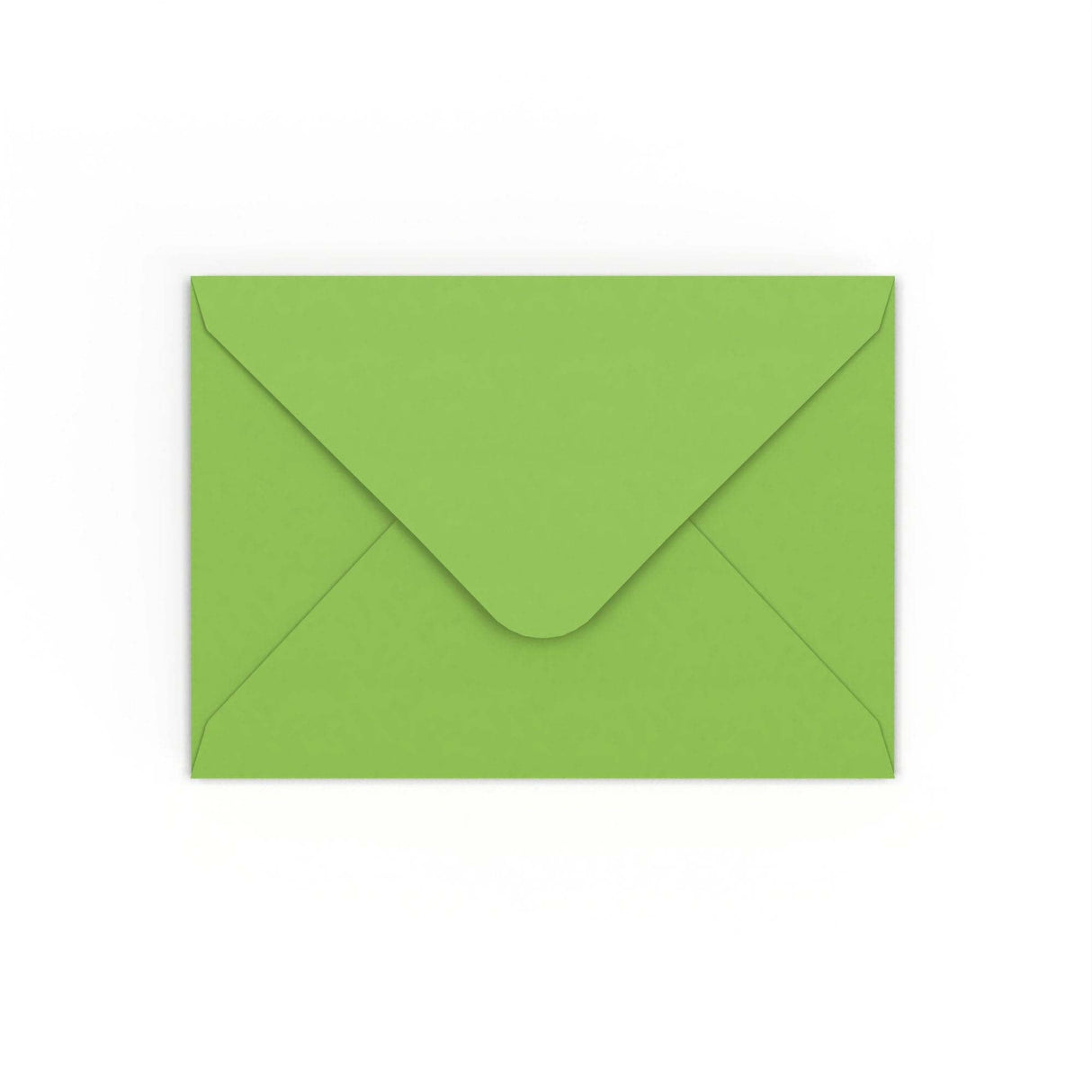 Mid Green Gummed V-Flap Envelope (125 x 175mm)