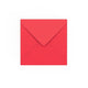 Bright Red Gummed V-Flap Envelope (130 x 130mm)