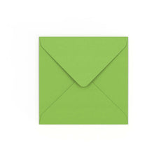 Mid Green Gummed V-Flap Envelope (130 x 130mm)