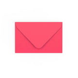 Bright Pink Gummed V-Flap Envelope (65 x 94mm)