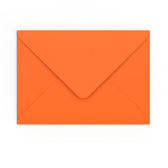 C5 Orange Gummed V-Flap Envelope (162 x 229mm)