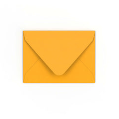 C7 Dark Yellow Gummed V-Flap Envelope (82 x 113mm)